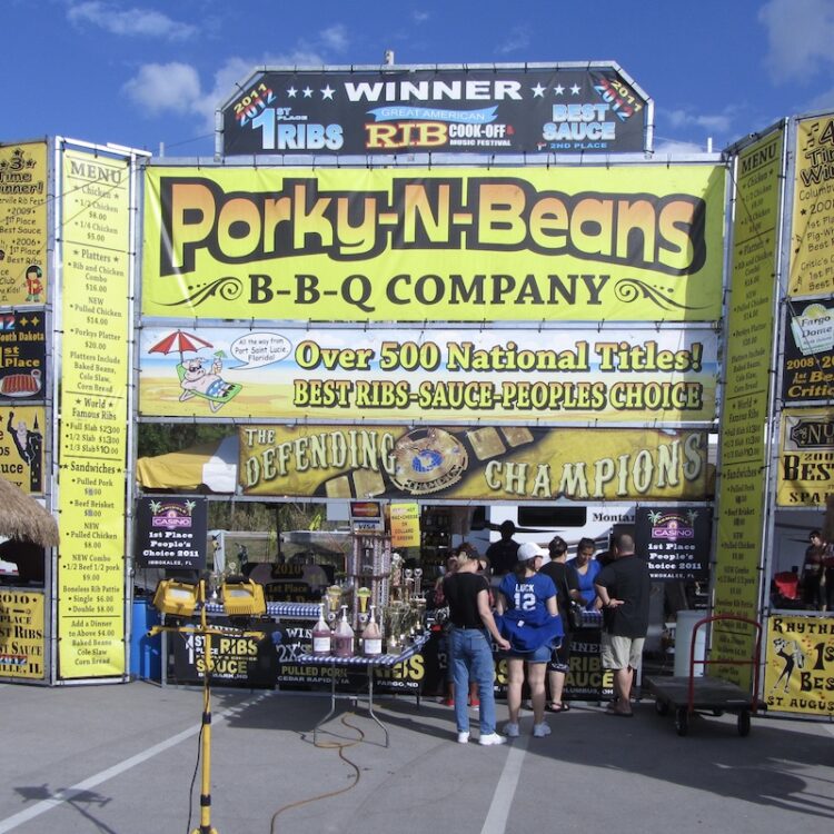 Pork-N-Beans BBQ at Pigs in Paradise BBQ Event