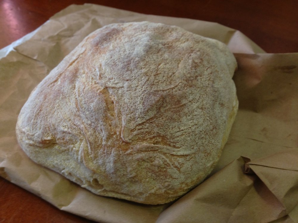 Ciabatta Toscana Bread from Gran Forno Bakery in Fort Lauderdale, Florida