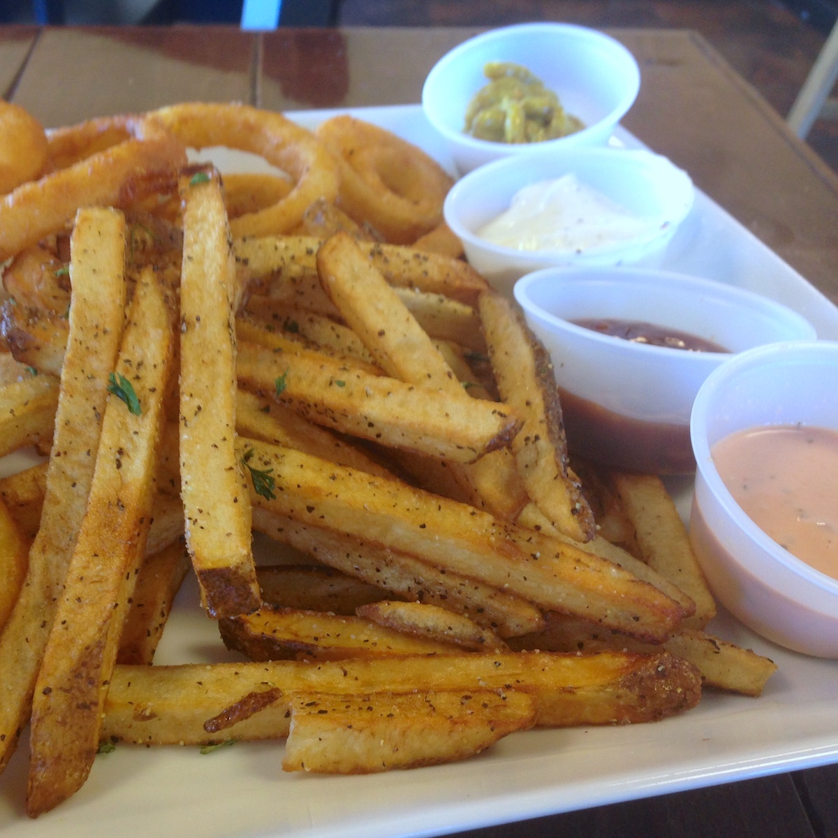 Fresh-Cut Fries and Onion Rings from That One Spot Burger in Ocoee, Florida