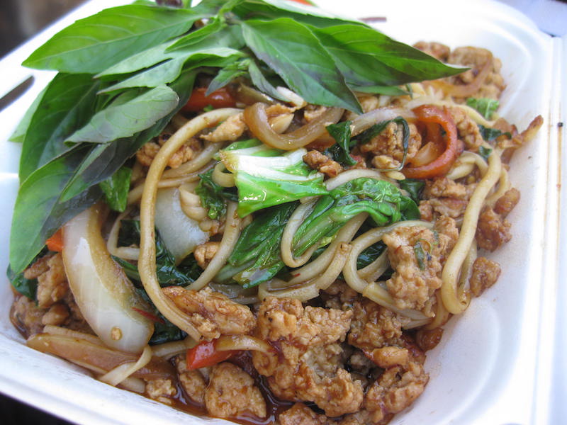 Udon Noodles from the Bem Bom Food Truck