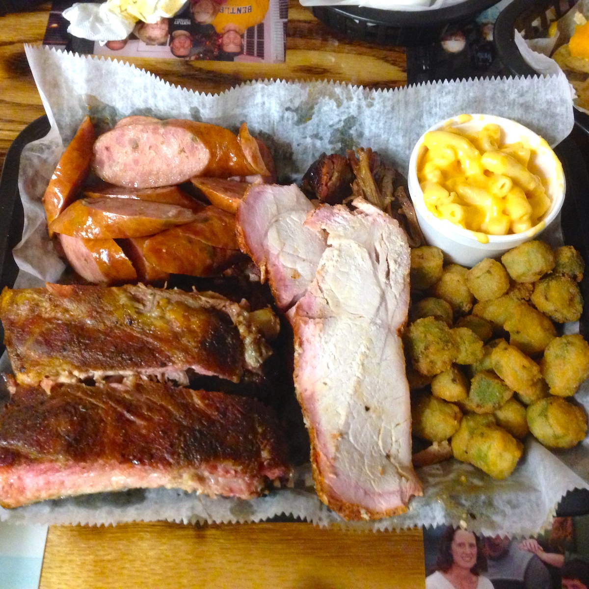 BBQ Platter from Uncle Kenny's BBQ in Clermont, Florida