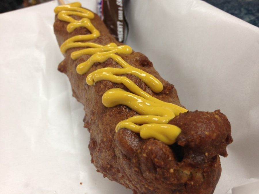 Hand Battered Corn Dog from Sweet Dogs in Miami, Florida