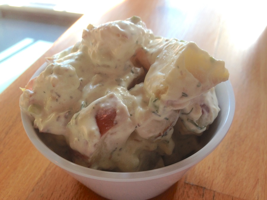 German Style Potato Salad from Brad Kilgore's BBQ in Surfside, Florida