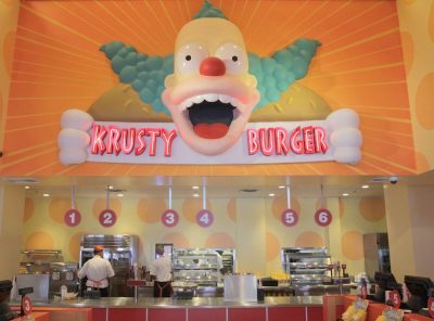 Krusty Burger & Duff Beer at Universal Studios