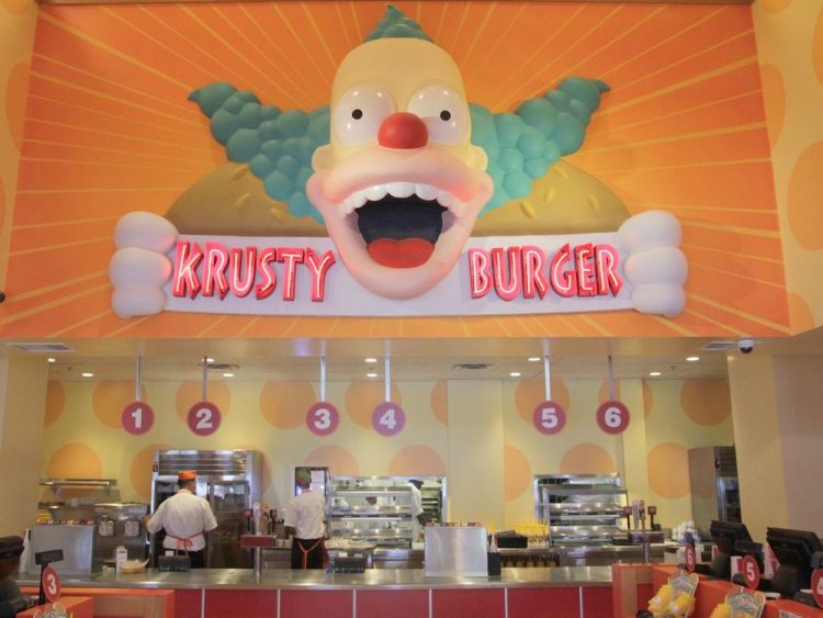 Krusty Burger Order Counter