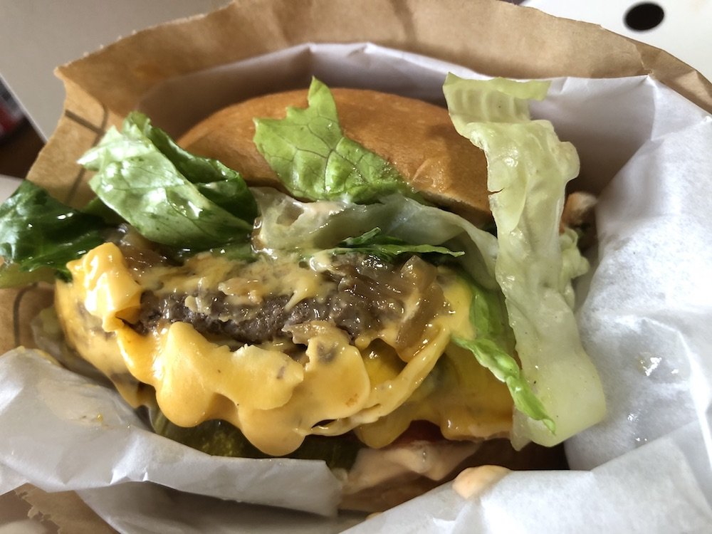 Umami Burger Double Cheeseburger