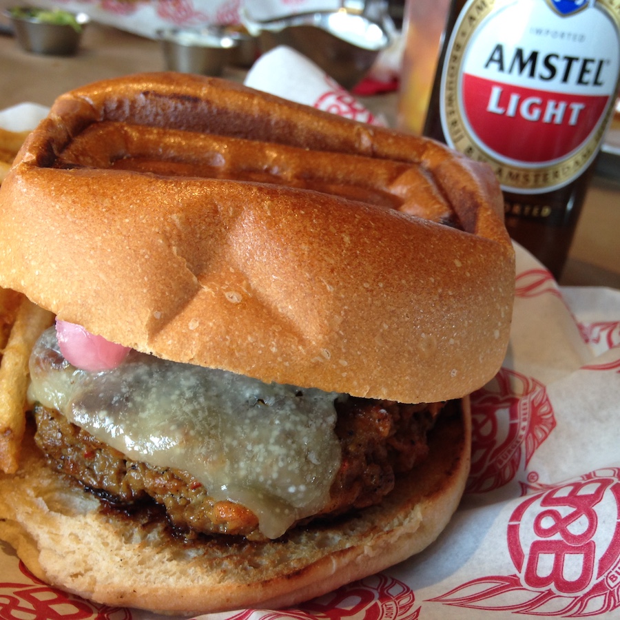 Amstel Light Burger Beast Challenge Burger from Burger & Beer Joint in Miami Beach, Florida
