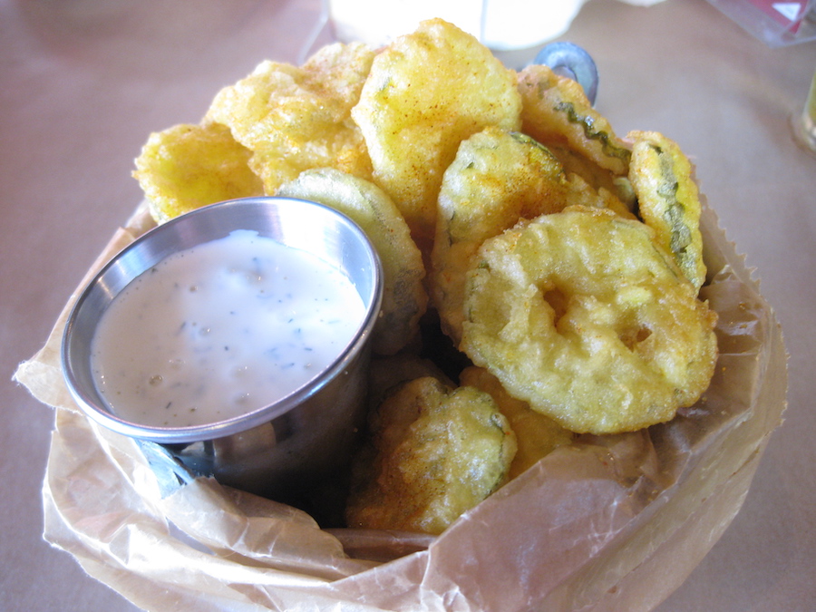 Crispy Dill Pickles from Burger & Beer Joint in Miami, Florida