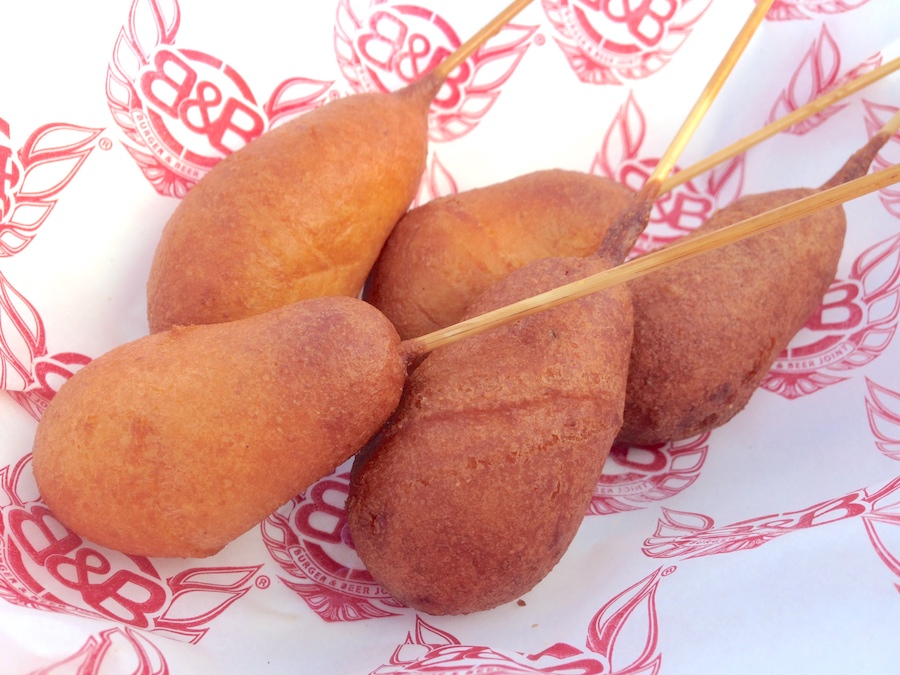 Corn Dogs from Burger & Beer Joint in Miami, Florida