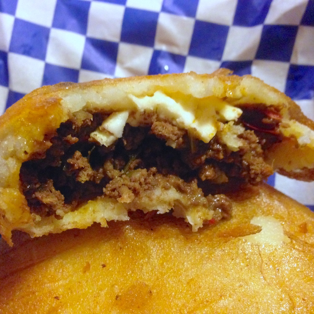 Beef Empanada from the Los Chamos Food Truck