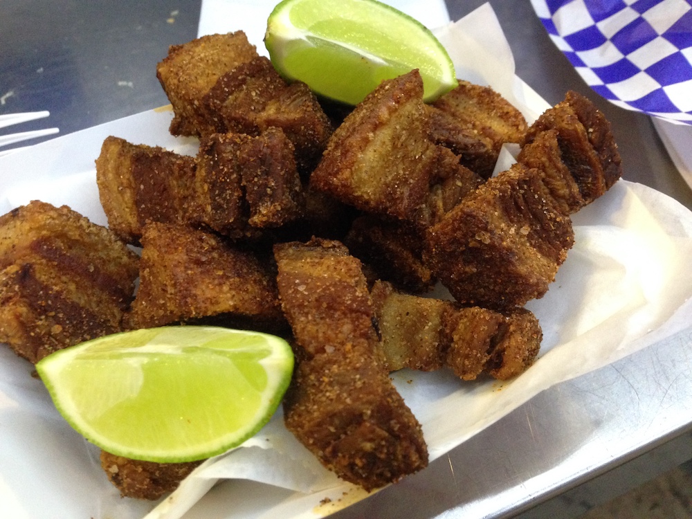 Chicharrones from the Los Chamos Food Truck