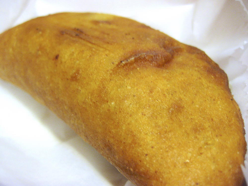 Empanada from the Los Chamos Food Truck
