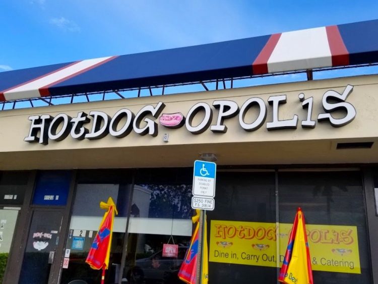 Hotdog Opolis in Boca Raton, Florida