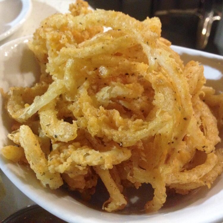 Onion Strings from The Counter at the Miami Airport