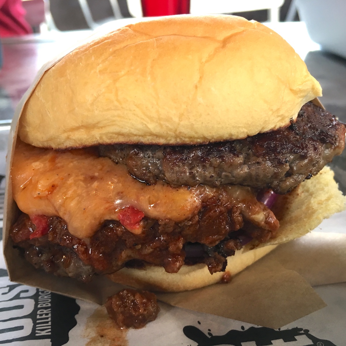 Hillbilly Style Burger from Grindhouse Killer Burgers in Atlanta, Georgia