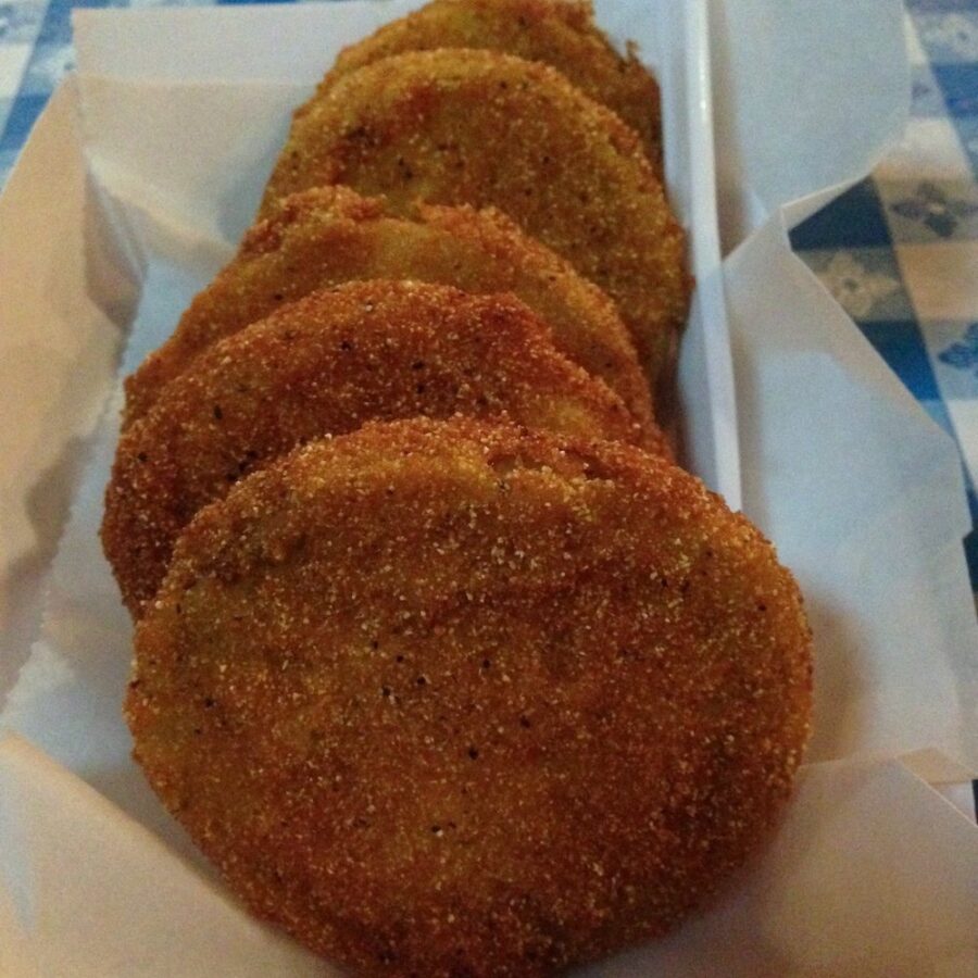 Five Fried Green Tomatoes