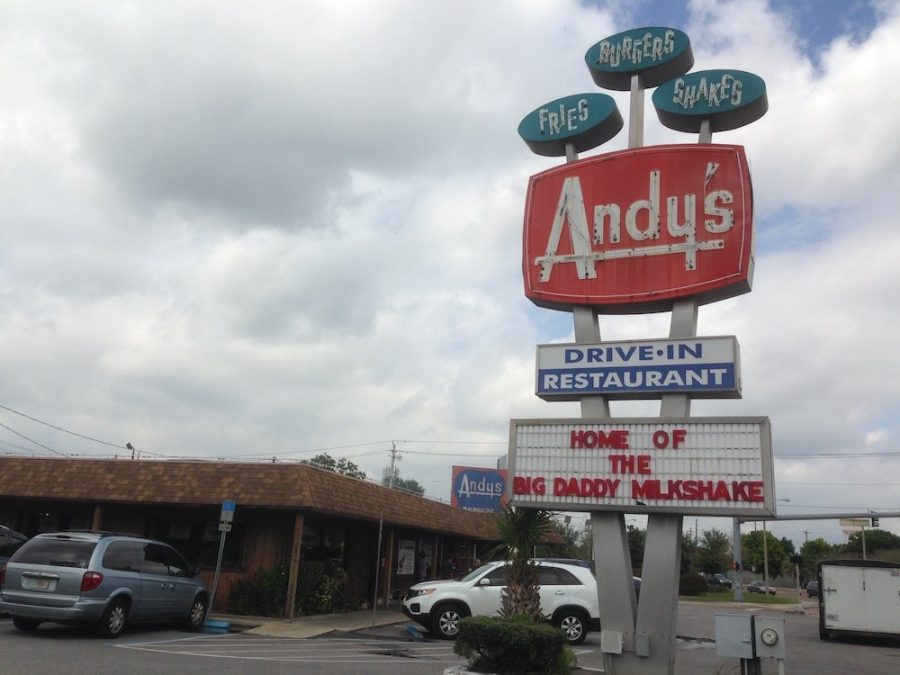 Andy's Drive-In Sign from Winter Haven, Florida