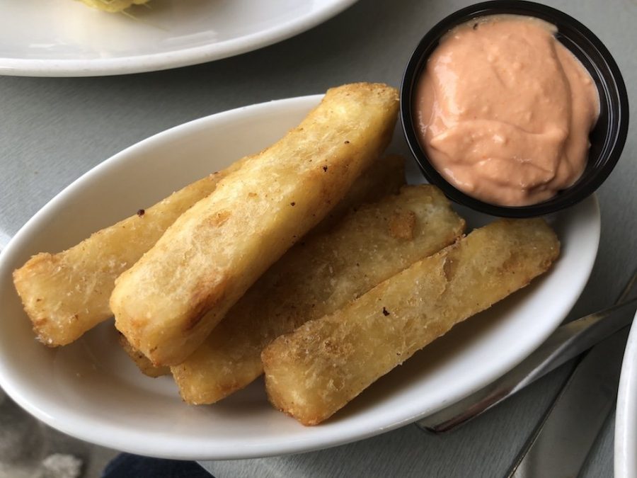 Yuca Fries with Fancy Sauce