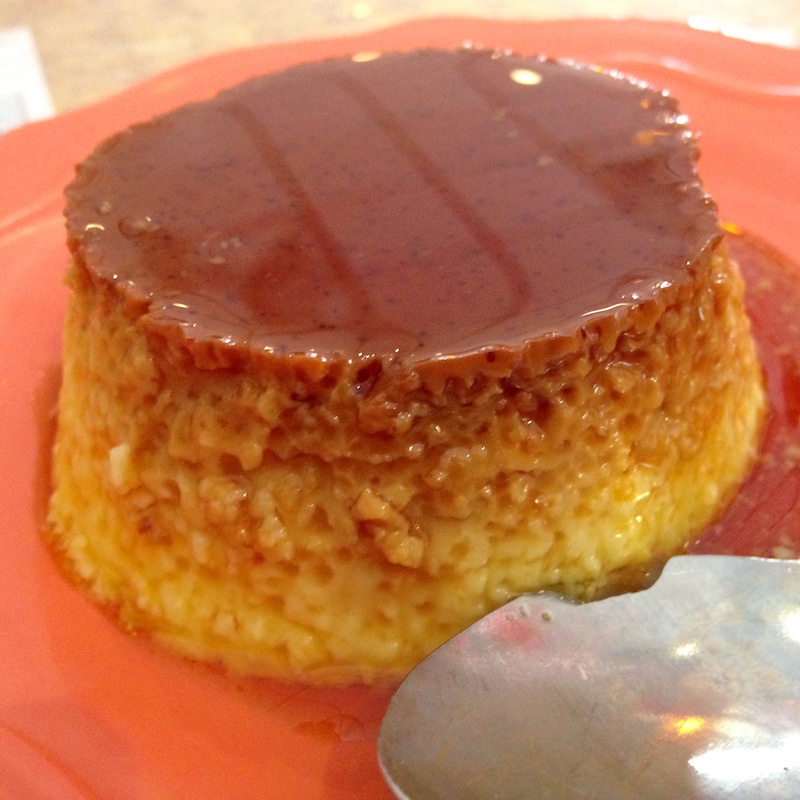 Flan from Chico's in Hialeah, Florida