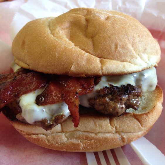 Bacon Cheeseburger from Mutt's on 13th St. in St. Cloud, Florida