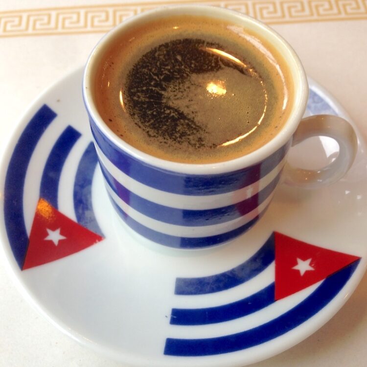 Cafecito from Sandy's Cuban Cafe in Naples, Florida