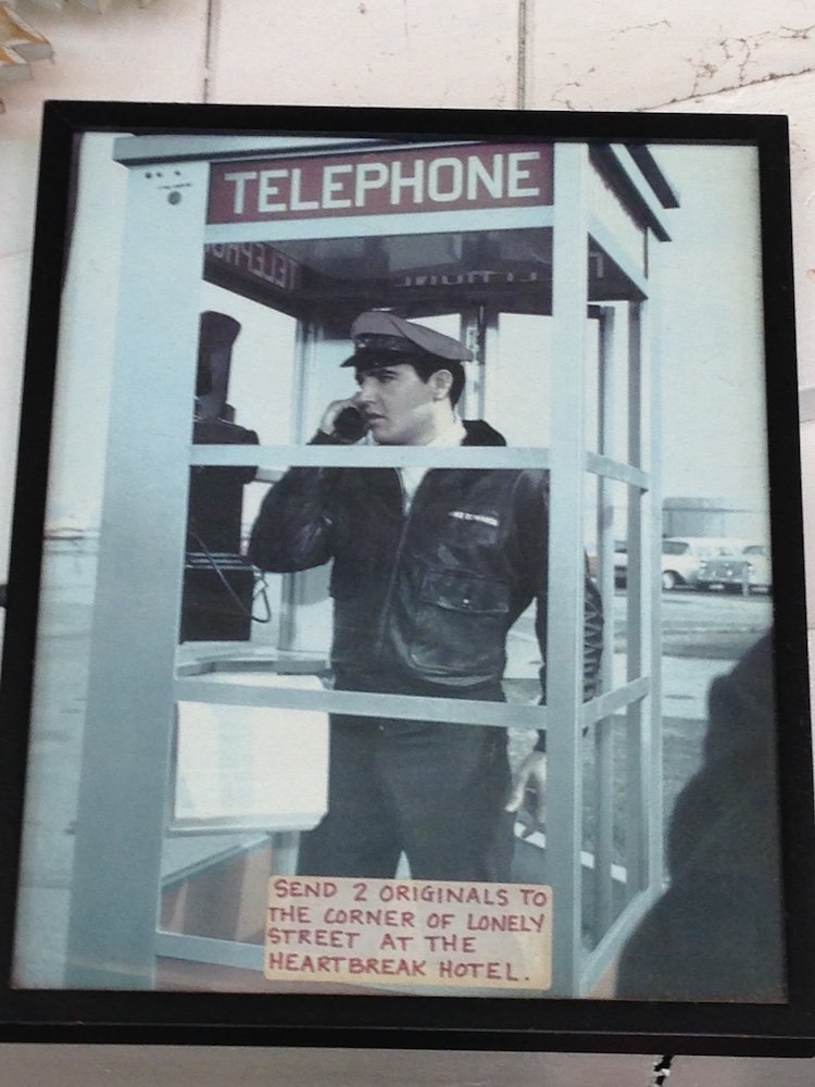 Elvis Poster from Schnapper's Hots in Sanibel, Florida