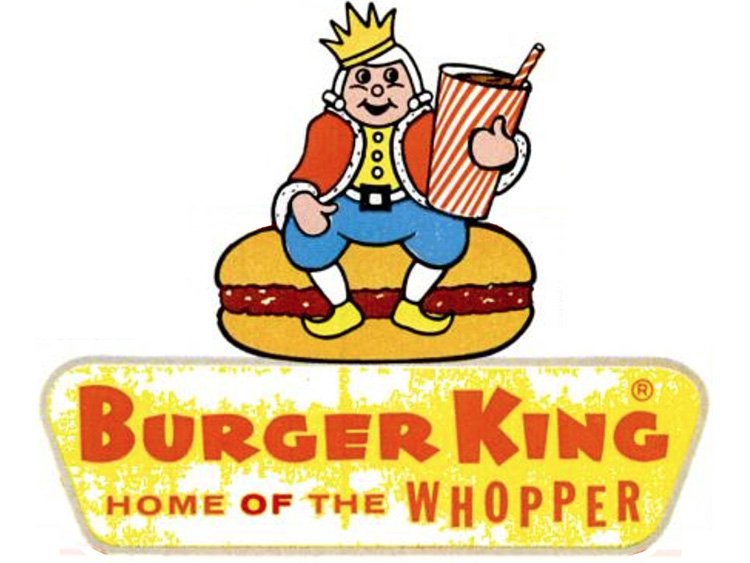 Burger King Logo from 1955 - 1968