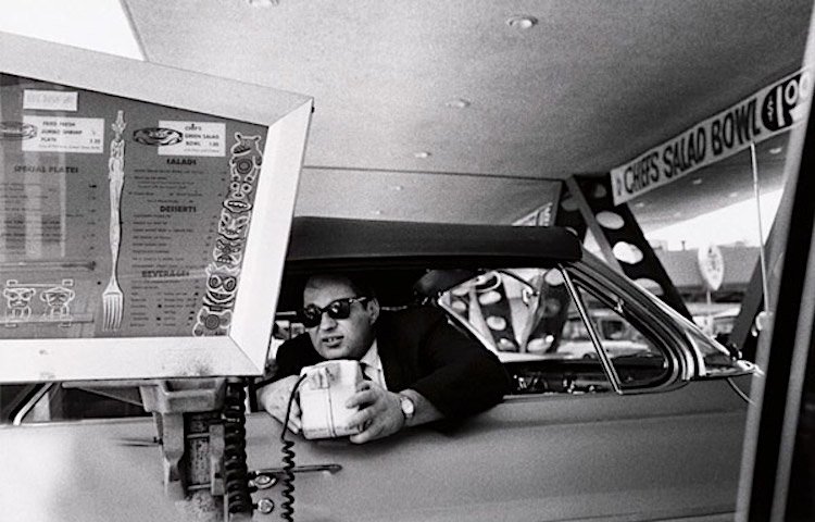 Bruce Davidson's picture of Tiny Naylor's Drive-In from 1964