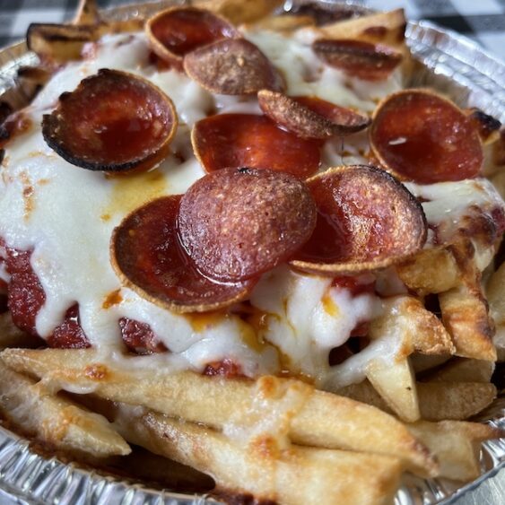 Pizza Fries from Magic City Pizza in Miami, Florida