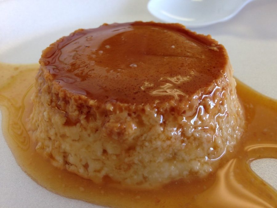 Abuela's Flan from Magic City Pizza in Miami, Florida