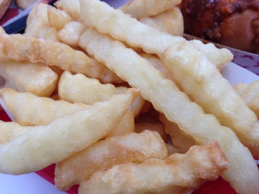Crinkle-Cut Fries from Sam's Super Burger in Grand Bay, Alabama
