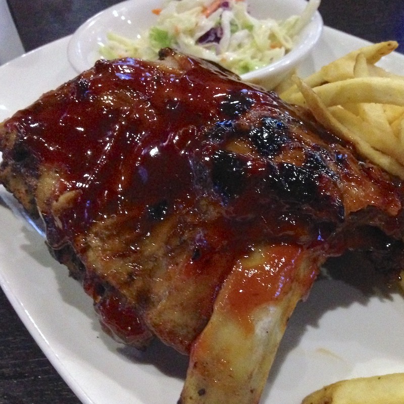 Ribs from Bru's Room in Pembroke Pines, Florida