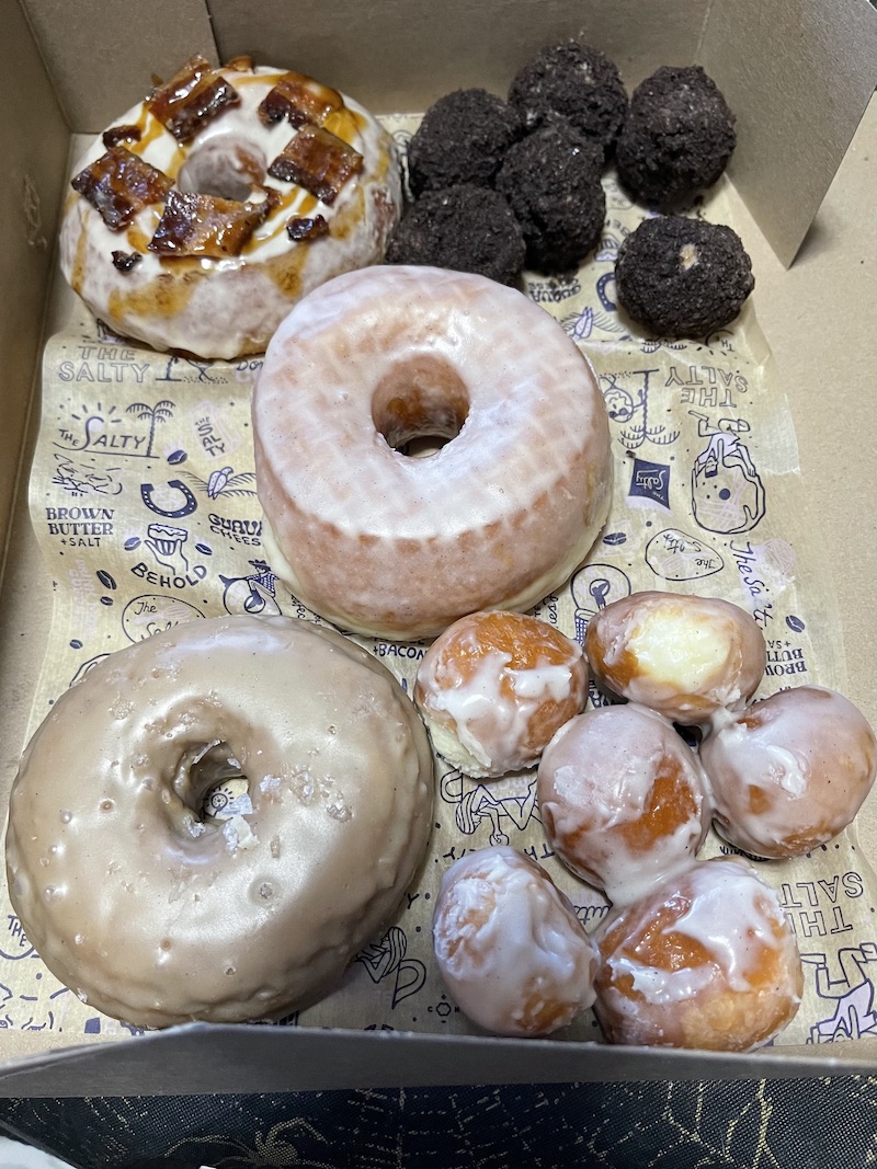 Box of Donuts from The Salty in South Miami, Florida