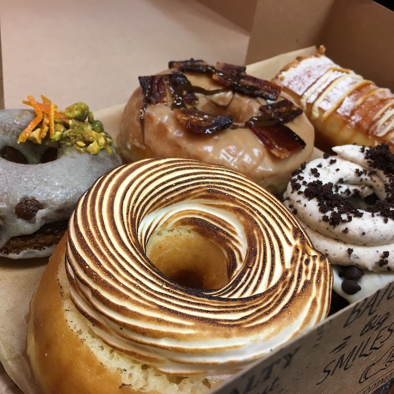 Box of Donuts from The Salty in Wynwood, Florida