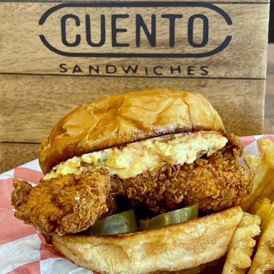 Pimento Cheese Fried Chicken Sandwich from Cuento Sandwiches in Doral, Florida
