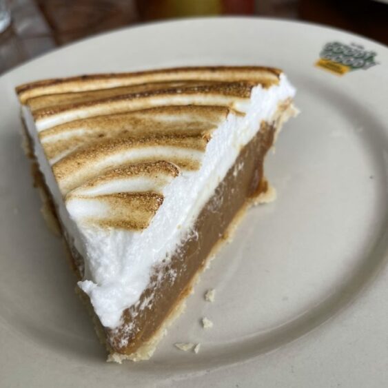 Butterscotch Pie from Goody Goody Burger in Tampa, Florida