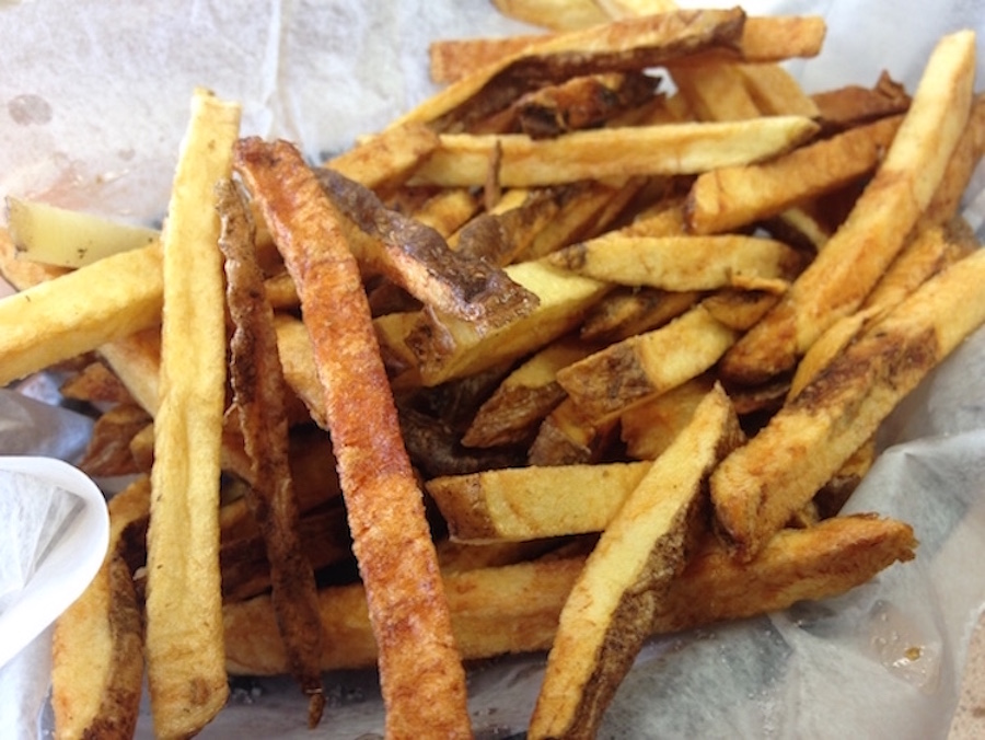 Fresh-Cut Fries from Hometown Hot Dogs in Millersport, Ohio
