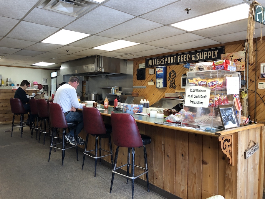 Lunch Counter from Hometown Hot Dogs in Millersport, Ohio
