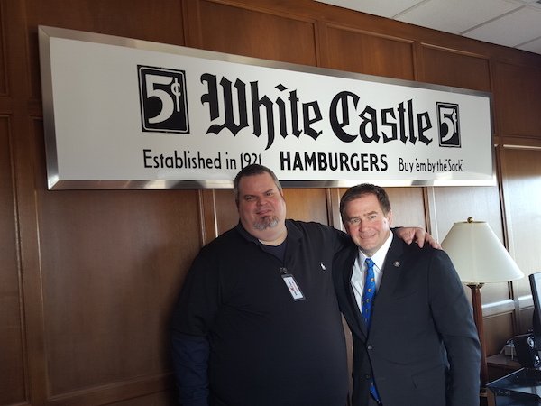 Burger Beast w/White Castle VP Jamie Richardson
