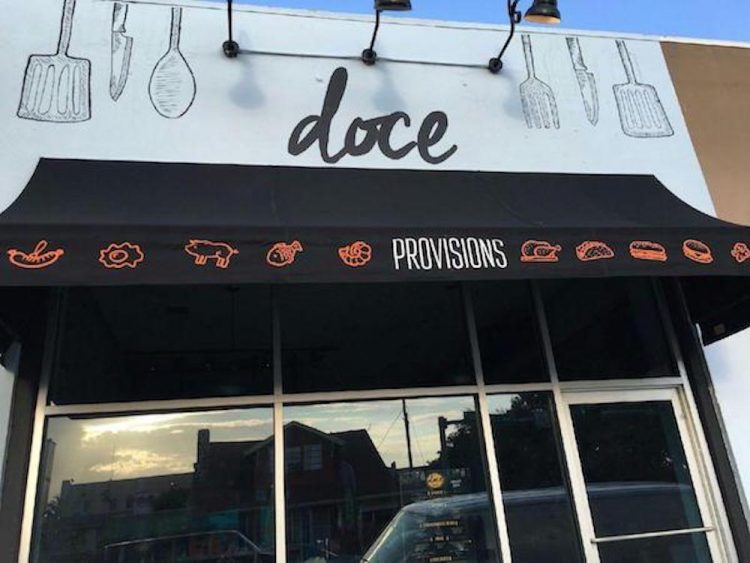 Doce Provisions awning
