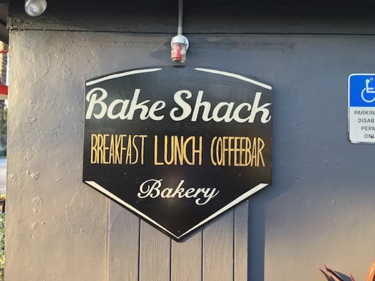Bake Shack sign in Dania Beach, Florida