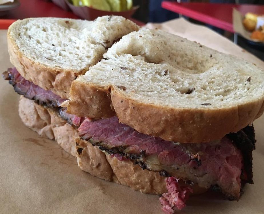 Pastrami Sandwich from Smoke BBQ in Fort Lauderdale, Florida