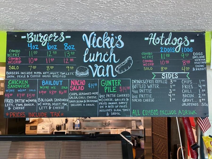 Vicki's Lunch Van Menu in Montgomery, Alabama