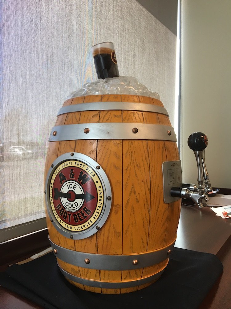 A&W Root Beer Keg at the A&W Headquarters in Lexington, Kentucky