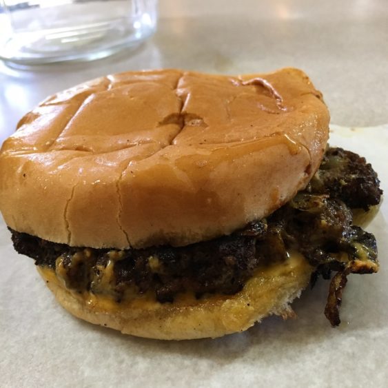 Laha's Red Castle Classic in Hodgenville, Kentucky Cheeseburger