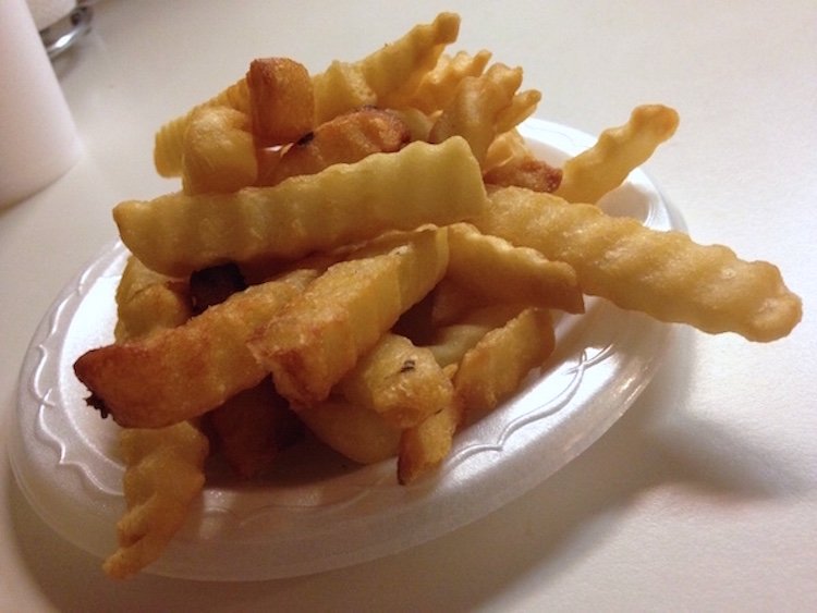 Crinkle Cut French Fries from Chris' Famous Hot Dogs in Montgomery, Alabama