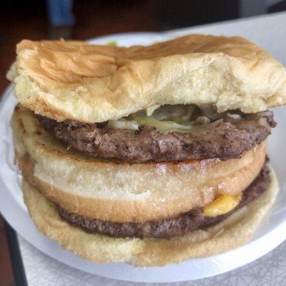 Druther's Royal Burger from Druther's Restaurant in Campbellsville, Kentucky