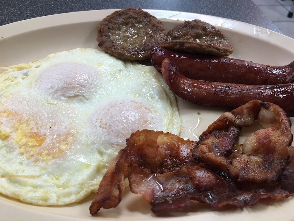 Breakfast Platter from Sunny Side Cafe in North Miami, Florida