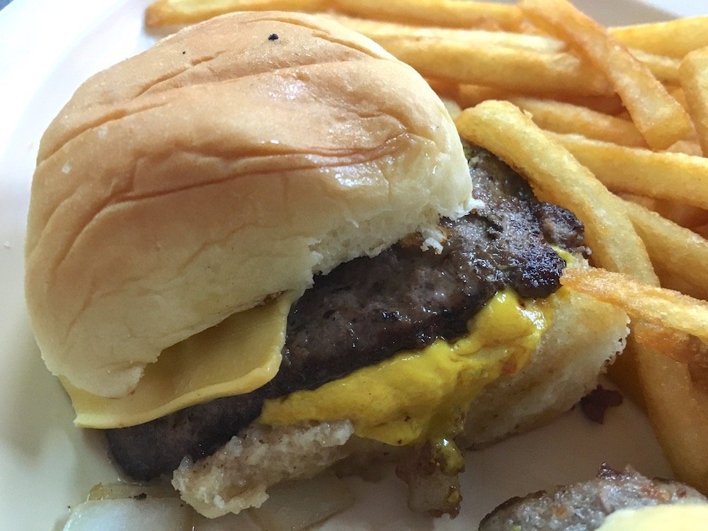 Sunnyside Cafe in North Miami has a secret. 

Sure, they've got a satisfying breakfast, but there are also some killer sliders on the menu!