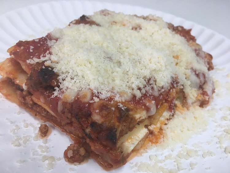 Lasagna Bolognese from Nic's New York Pizza in North Miami, Florida